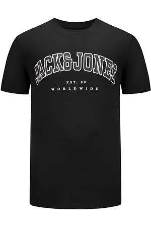 JACK & JONES T-shirt met rubberen merklogo