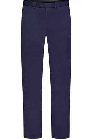 Digel Business broek met klein motief, stretch