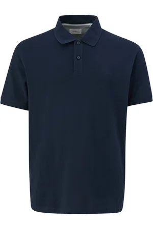 QS by s.Oliver Poloshirt piqué van katoen met stretch