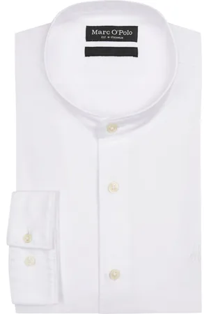 Marc O’ Polo Oxford overhemd van katoen met opstaande kraag, regular fit