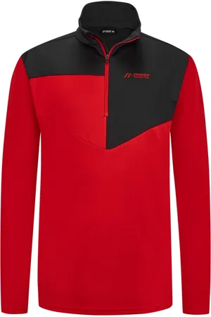 Maier Sports Functionele midlayer-troyer met halfzip, regular fit