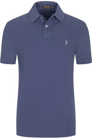 Ralph Lauren Poloshirt in gewassen denimlook