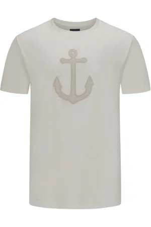 Paul & Shark T-shirt van katoen met ankerpatch