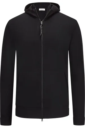 PHIL PETTER Cardigan van een katoenmix met nylon capuchon