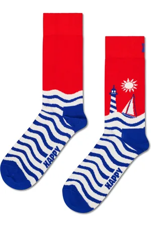 Happy Socks Sokken met zeilbootmotief