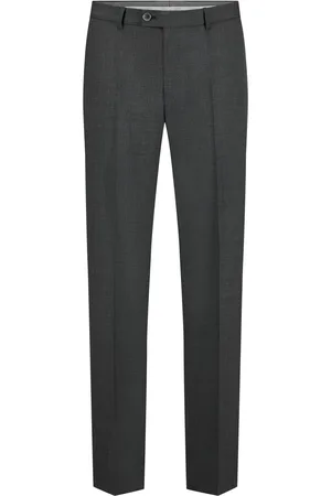 Hiltl Business broek Piacenza van scheerwol