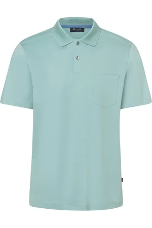 Maerz Poloshirt van gemerceriseerd katoen met borstzak