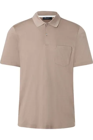 Maerz Poloshirt van gemerceriseerd katoen met borstzak