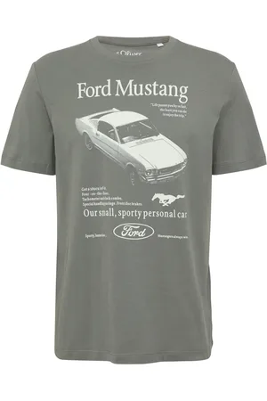 QS by s.Oliver Jersey T-shirt met Ford Mustang motief