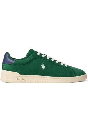 Ralph Lauren Low top sneakers met poloruiter-borduursel
