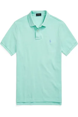 Ralph Lauren Poloshirt in gewassen denimlook