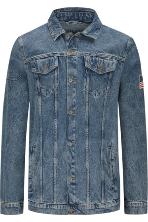 JP 1880 Jeansjas in vintage look