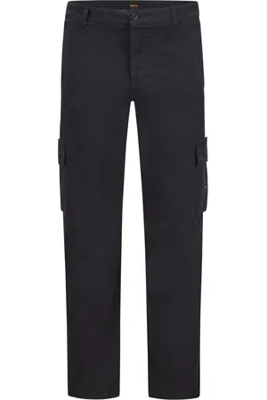 HUGO BOSS Cargobroek van katoen, tapered fit