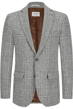 Carl Gross Colbert van Harris-tweed met ruitpatroon