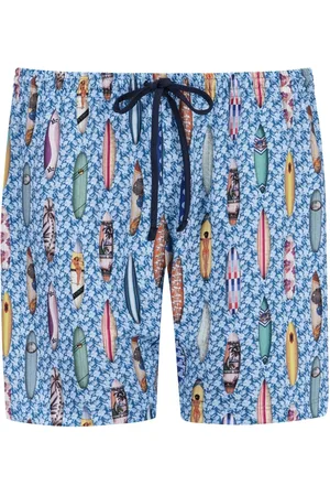Mey Pyjamashort van jersey met surfboardprint
