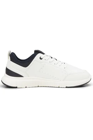 Marc O’ Polo Sneakers van gerecycled leer en mesh