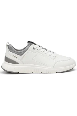 Marc O’ Polo Sneakers van gerecycled leer en mesh