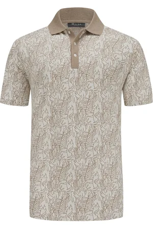 Maerz Poloshirt van elastisch katoen