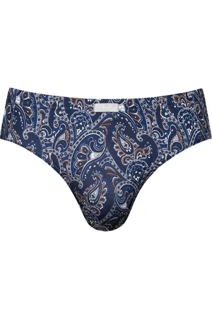Mey Slip met stretchgehalte en paisleyprint