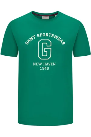GANT T-shirt van katoen met merkprint