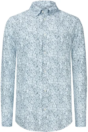 Marc O’ Polo Linnen overshirt met gebloemd motief