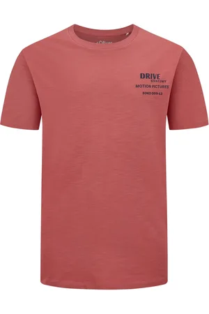 QS by s.Oliver T-shirt van katoen met print op de voor- en achterkant