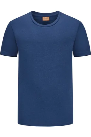 MOS MOSH Gallery T-shirt van een linnen-katoenmix