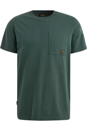 PME Legend™ T-shirt met logopatch en gerecycled katoen