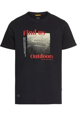 Camel Active Katoenen T-shirt met frontprint