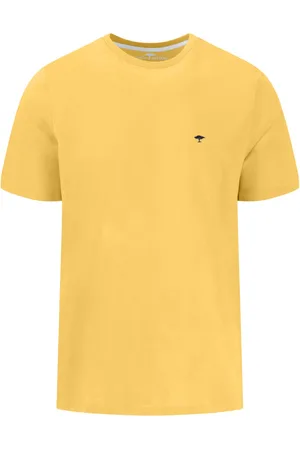 Fynch-Hatton T-shirt van zacht katoen met logoprint