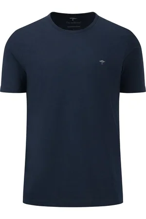 Fynch-Hatton T-shirt van zacht katoen met logoprint