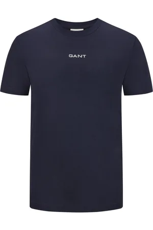 GANT T-shirt van katoen met kleine merkprint