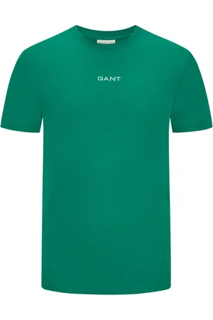 GANT T-shirt van katoen met kleine merkprint