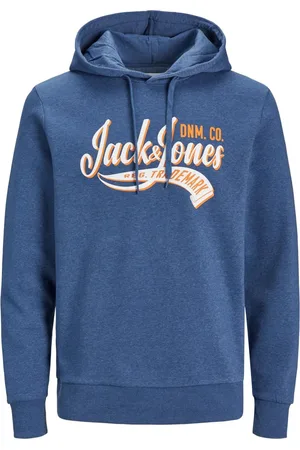 JACK & JONES Hoodie met grote merkprint op borsthoogte