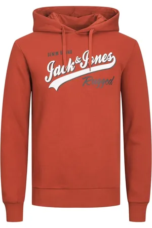 JACK & JONES Hoodie met grote merkprint op borsthoogte