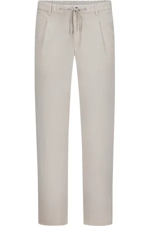 Hiltl Elastische zomerbroek met stretchband en lyocell
