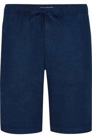 Tommy Hilfiger Short met tunnelkoord van gemengd linnen, relaxed tapered fit