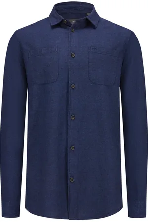 Fynch-Hatton Overshirt van linnen-katoenmix, extra lang