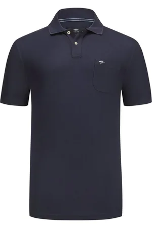 Fynch-Hatton Poloshirt met borstzak in piqué-kwaliteit