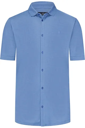 Ragman Overhemd met korte mouwen in softknit-kwaliteit, modern fit