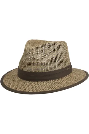 Stetson Vented Crown Zeegras Hoed by