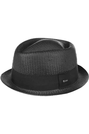 Lipodo Acapulco Black Pork Pie Strohoed by
