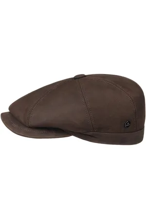 Lierys Nappaleer Wax Flat Cap by
