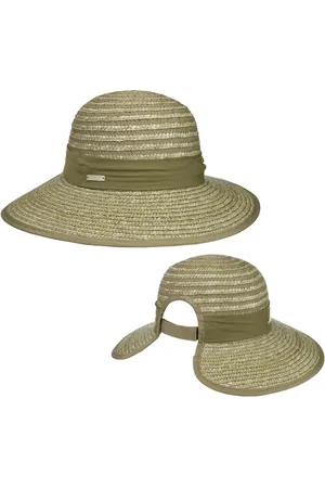 Seeberger Rileja Stripes Hoed met Schuine Rand by