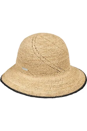 Seeberger Eliza Raffia Cloche Strohoed by