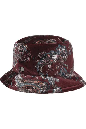 Lierys Paisley Velvet Bucket Stoffen Hoed by