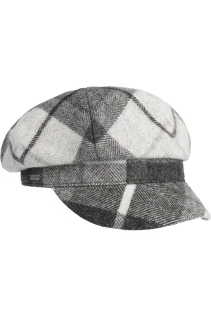 McBURN Tevere Checkered Newsboy Cap by