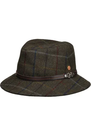 Mayser Check Bucket Wollen Hoed by
