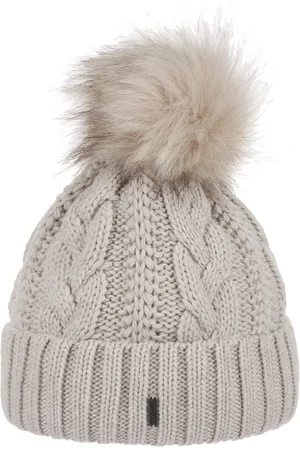 McBURN Cable Knit Muts met Omslag by