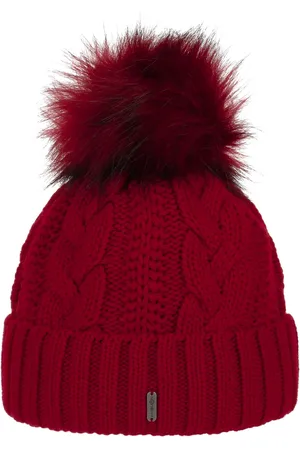 McBURN Cable Knit Muts met Omslag by